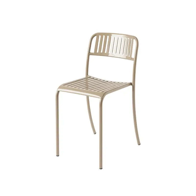 Outdoor Chair and Small Lounge Chair PATIO LAMES chair Grey beigeTOLIX Bon Marché