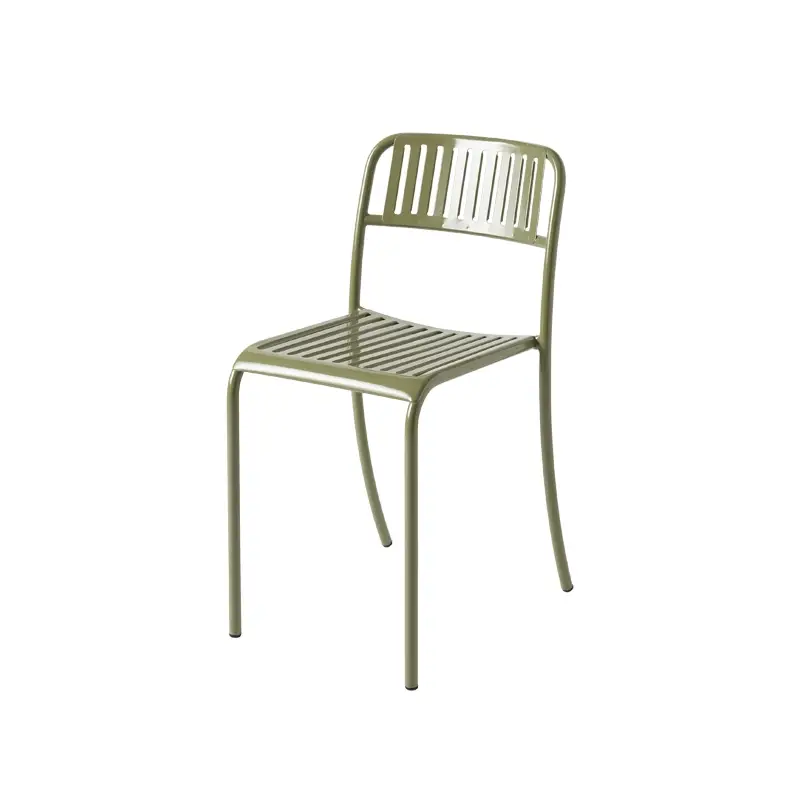 Prix Bas Chaise extérieure Chaise PATIO LAMES Vert joncTOLIX