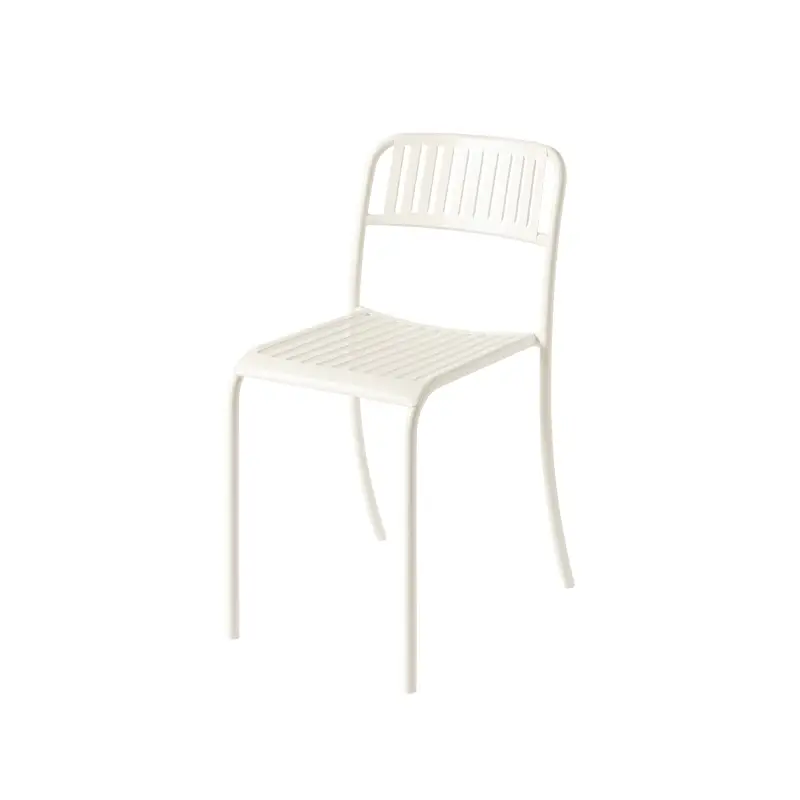 Outdoor Chair and Small Lounge Chair PATIO LAMES chair Pearl whiteTOLIX Expédition Rapide