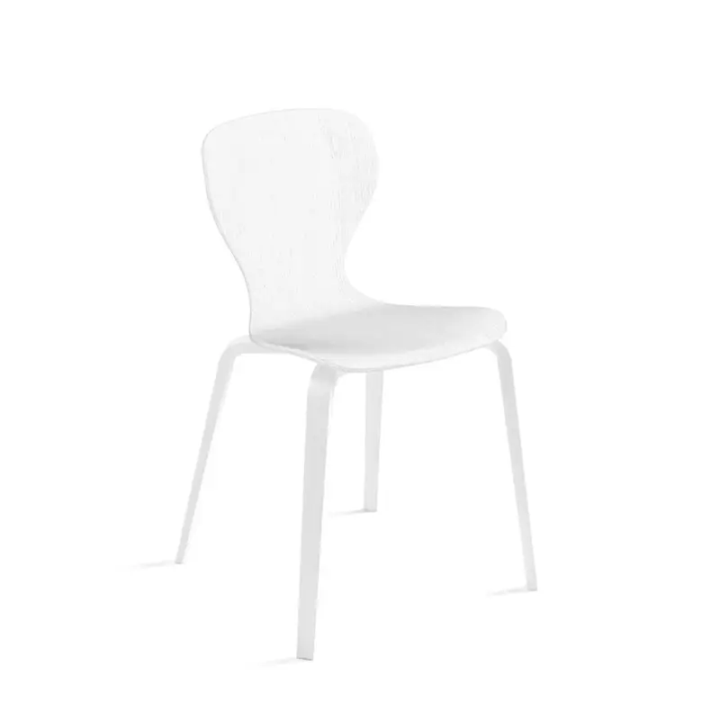 Chaise EARS pieds bois BlancVICCARBE Achat Immédiat