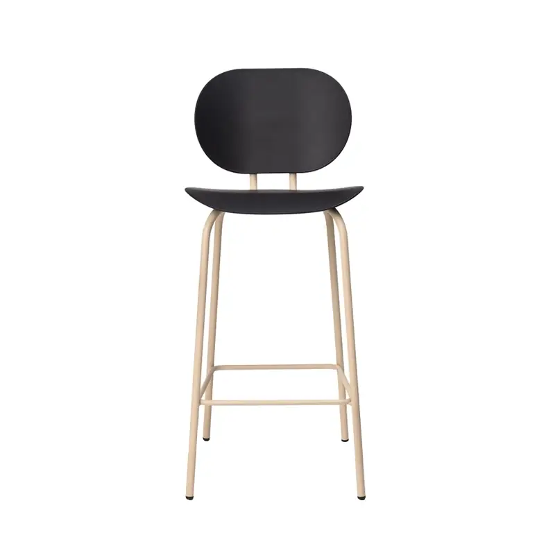 Promotion Saisonnière Bar Stool HARI polypropylene Black/ epoxy linenONDARRETA