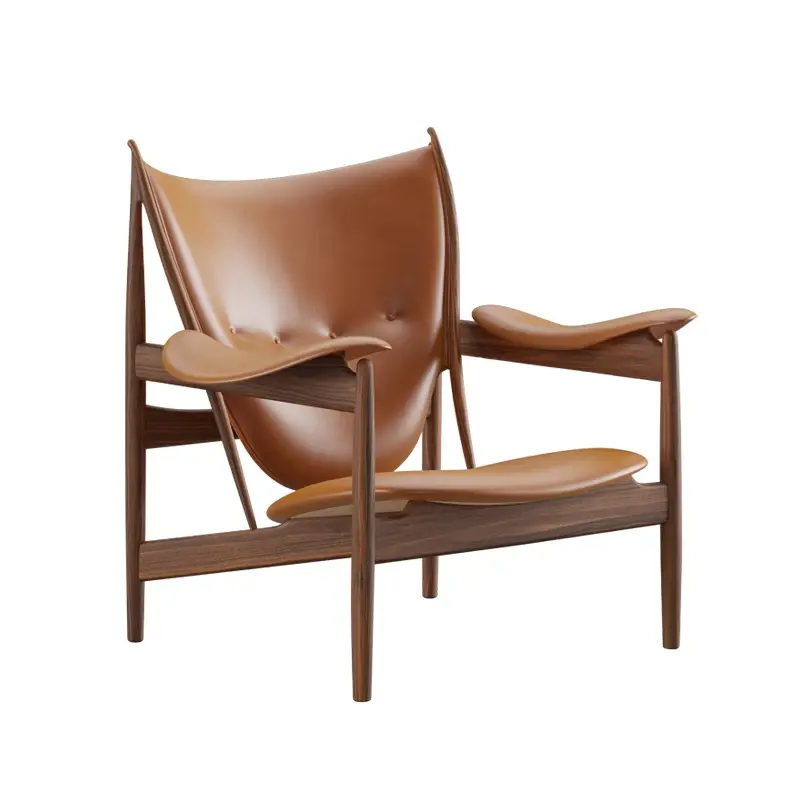 Promotion Easy chair CHIEFTAIN Vegetal walnut leatherHOUSE OF FINN JUHL