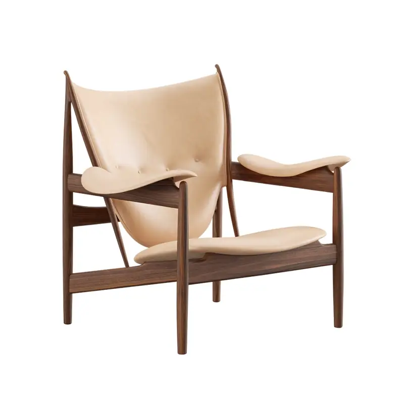 Easy chair CHIEFTAIN Natural Vegetable LeatherHOUSE OF FINN JUHL Nouvel Arrivage