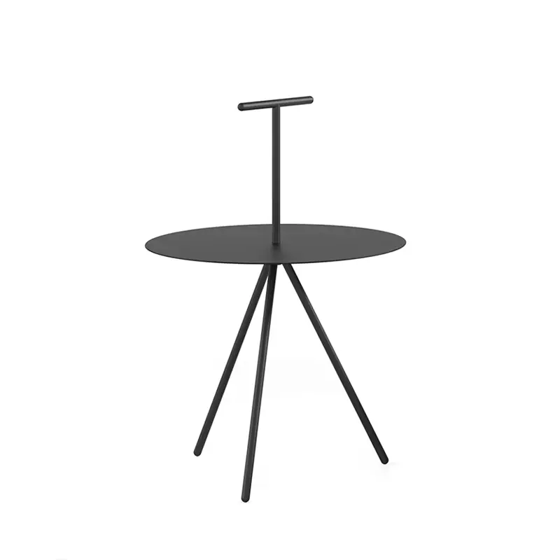 Table d'appoint guéridon TRINO T NoirVICCARBE Jusqu'à Épuisement Des Stocks
