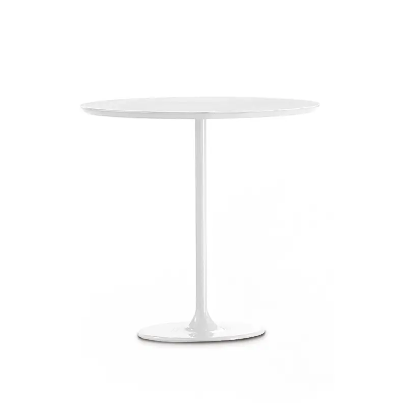 Table d'appoint guéridon DIZZIE 51x47 BlancARPER Expédition Rapide