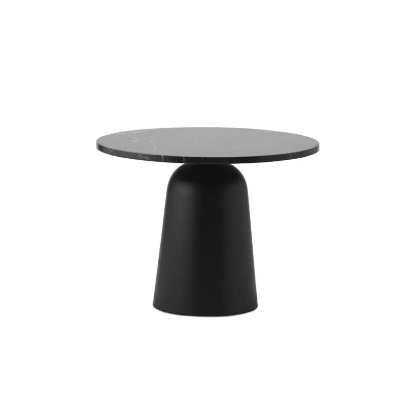 Solde Table d'appoint guéridon TURN MARBLE réglable en hauteur Marbre noirNORMANN COPENHAGEN