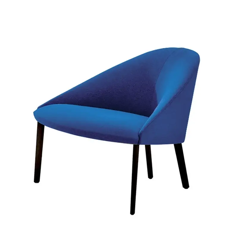Authentique Easy chair COLINA M wooden legs Blue 756ARPER