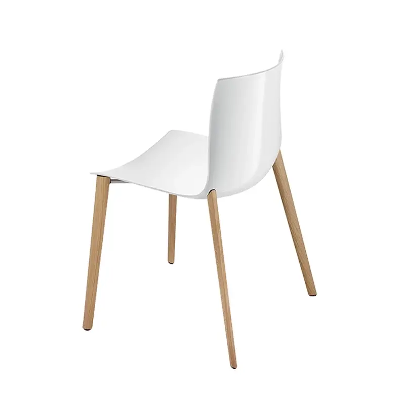 Dining Chair CATIFA 46 wooden legs WhiteARPER Commander Vite