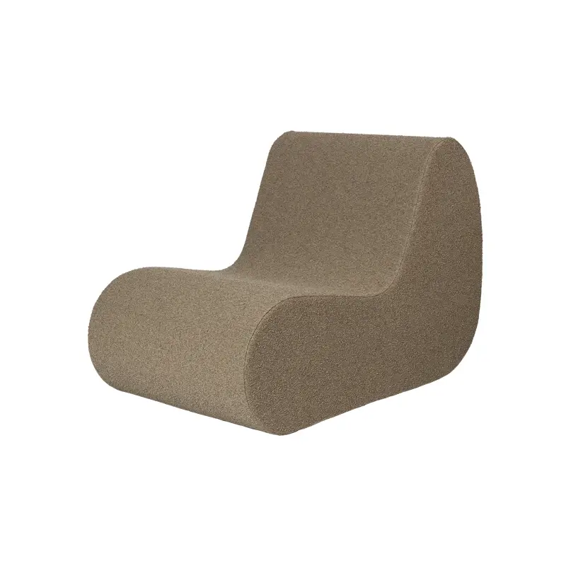 Pas Cher Easy chair ROULI Curly SandFERM LIVING