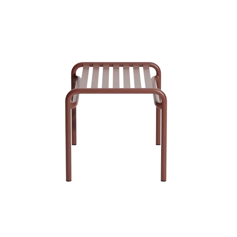 Dernière Chance Tabouret extérieur WEEK-END repose-pieds Rouge brunPETITE FRITURE