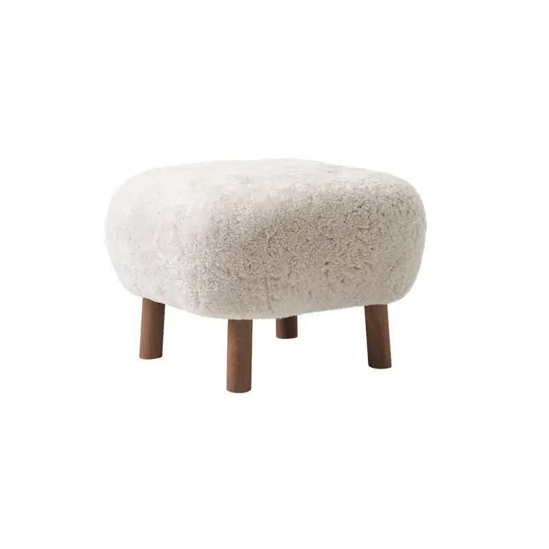 Pouf LITTLE PETRA ATD1 Sheepskin MoonlightAND TRADITION Achat Immédiat