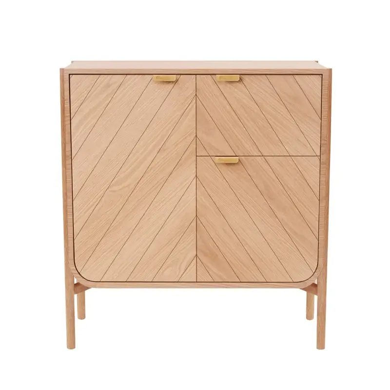 Pas Cher Storage Unit MARIUS china cabinet OakHARTO