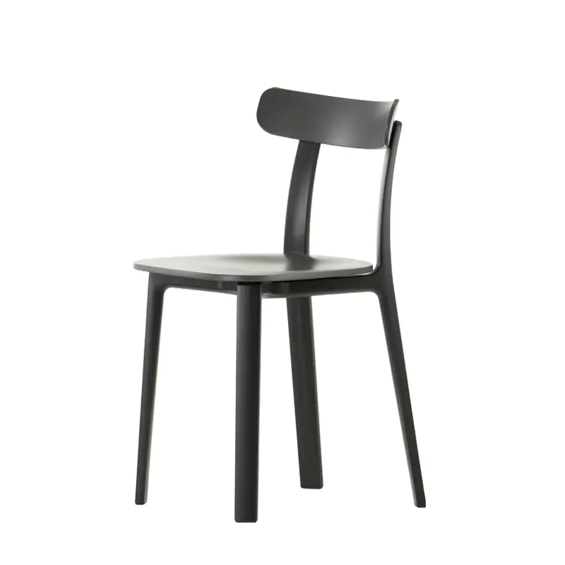 Prix Cassé Dining Chair ALL PLASTIC CHAIR APC Graphite greyVITRA