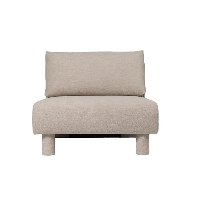 Sofa DASE central module Soft Bouclé NaturelFERM LIVING Affaire À Saisir