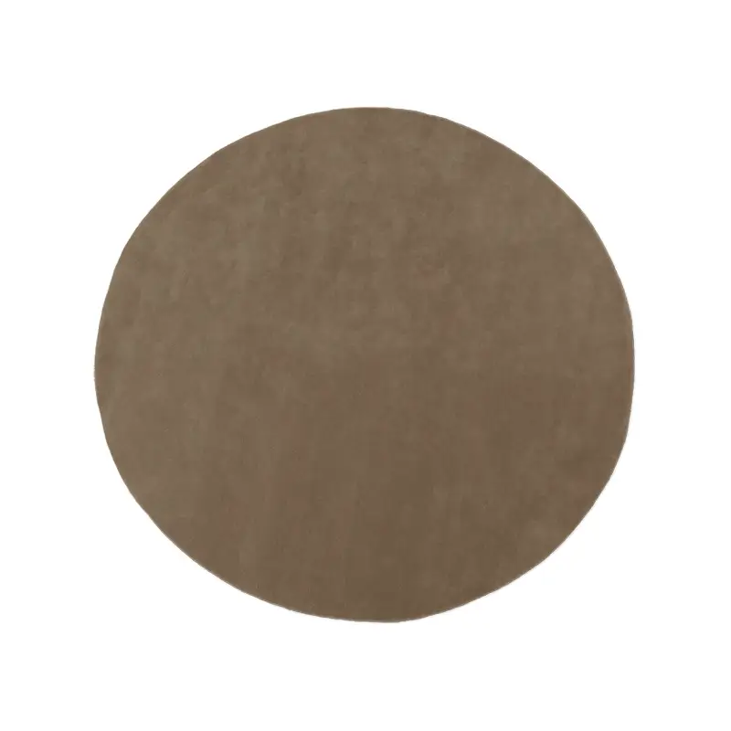 Pas Cher Tapis Tapis STILLE Rond Ø 240 Brun cendréFERM LIVING