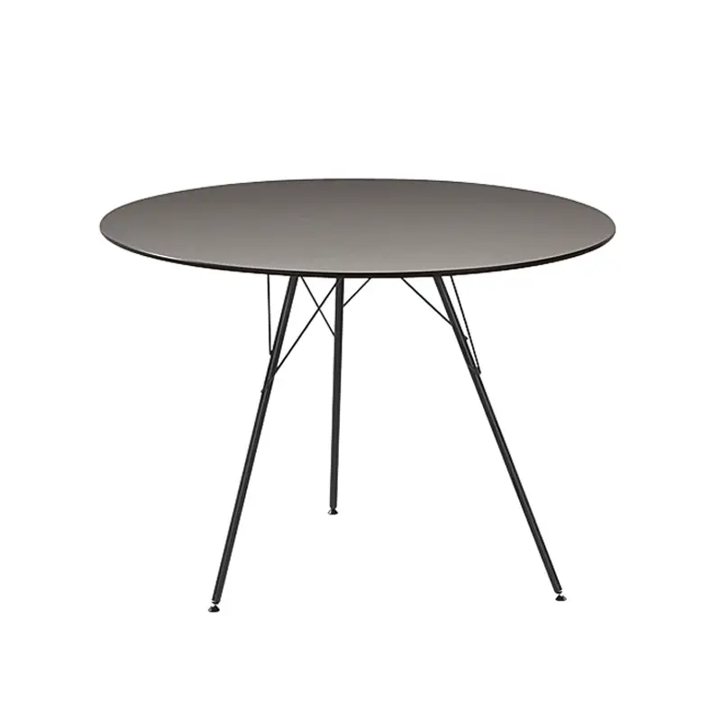 Certifié Table extérieure LEAF TABLE Ø100 Plateau grisPieds mokaARPER