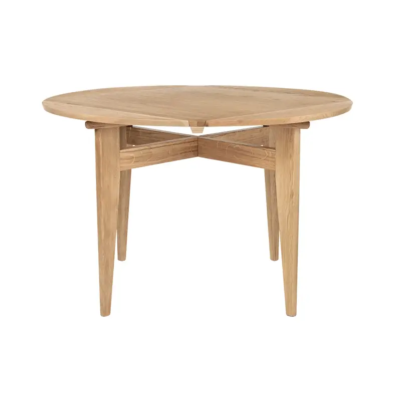Prix Promo Dining Table B-TABLE extensible swivel table top OakGUBI