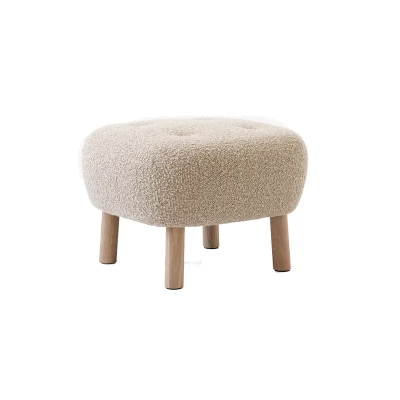 Bon Marché Pouffe LITTLE PETRA ATD1 Karakorum Karakorum beige 003AND TRADITION