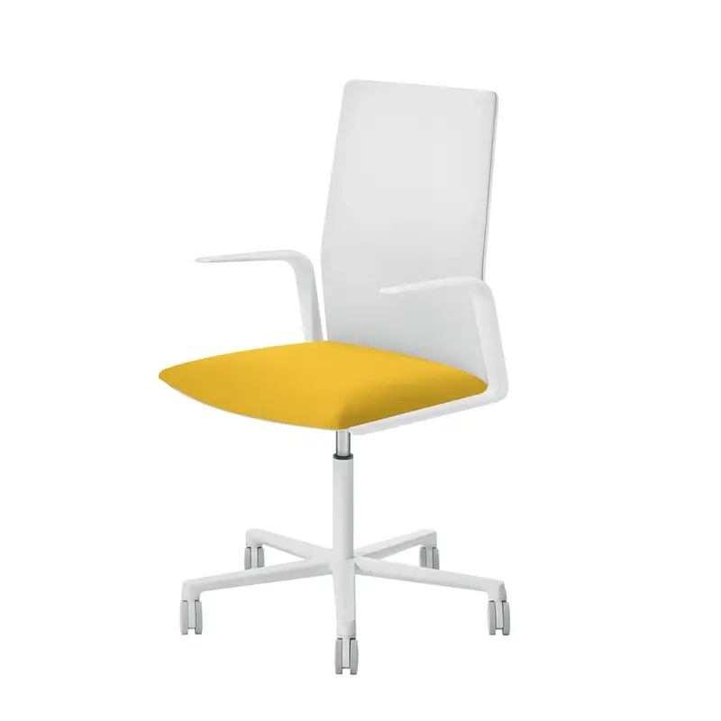 Fauteuil de bureau KINESIT avec accoudoirs Jaune 457ARPER Achetez Aujourd'hui