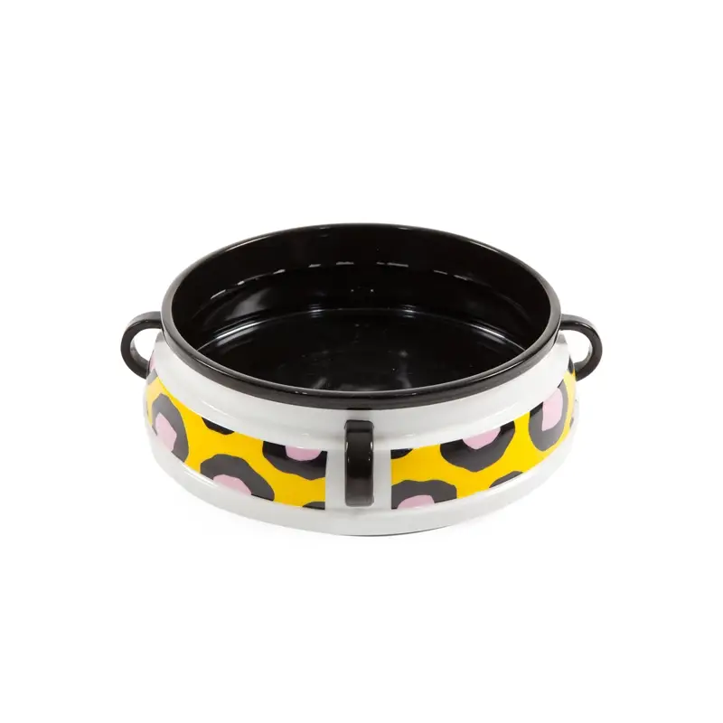 Table Centrepiece CAULIFLOWER cup White, black and yellowMEMPHIS MILANO Achetez Aujourd'hui