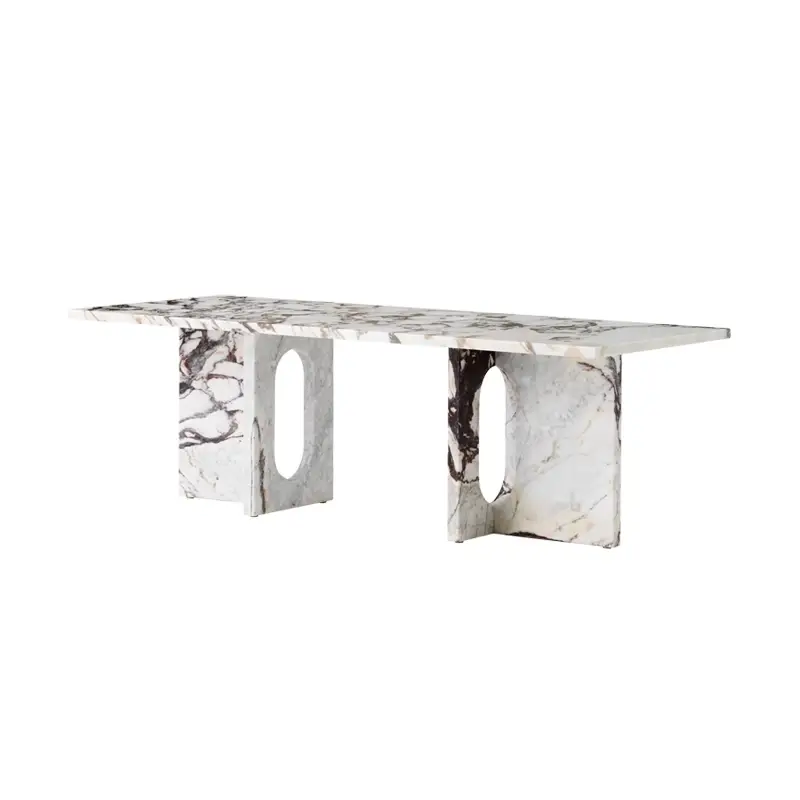 Dernière Chance Table basse ANDROGYNE pierre Marbre Calacatta ViolaAUDO COPENHAGEN