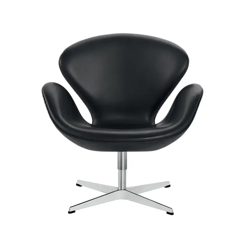 Achat Immédiat Fauteuil CYGNE Cuir NoirFRITZ HANSEN