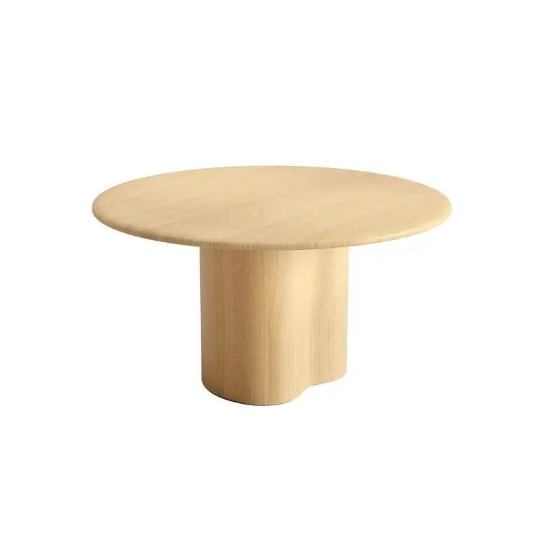 Satisfait Ou Remboursé Table basse GHIA Ø 70 pied central ChêneARPER