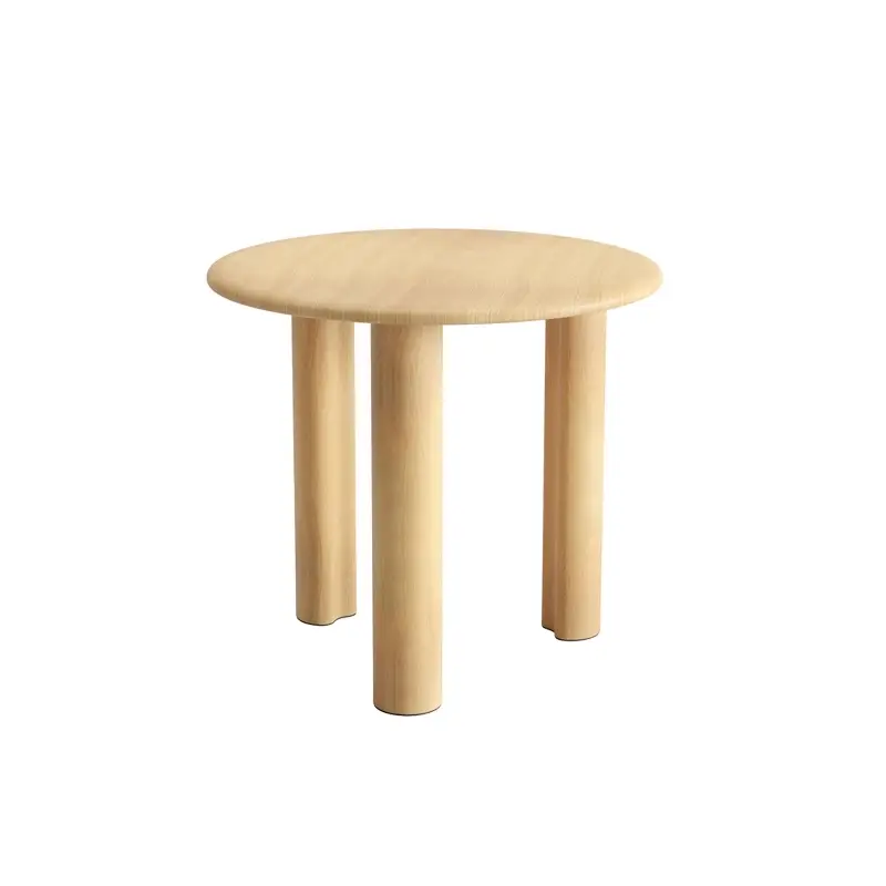Haute Qualité Table d&rsquo;appoint guéridon GHIA Ø 50 3 pieds ChêneARPER