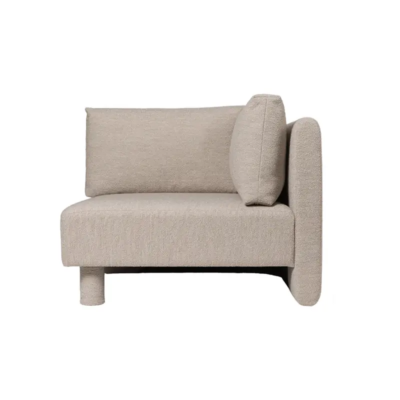 Sofa DASE corner module Soft Bouclé NaturelFERM LIVING Achetez Aujourd'hui