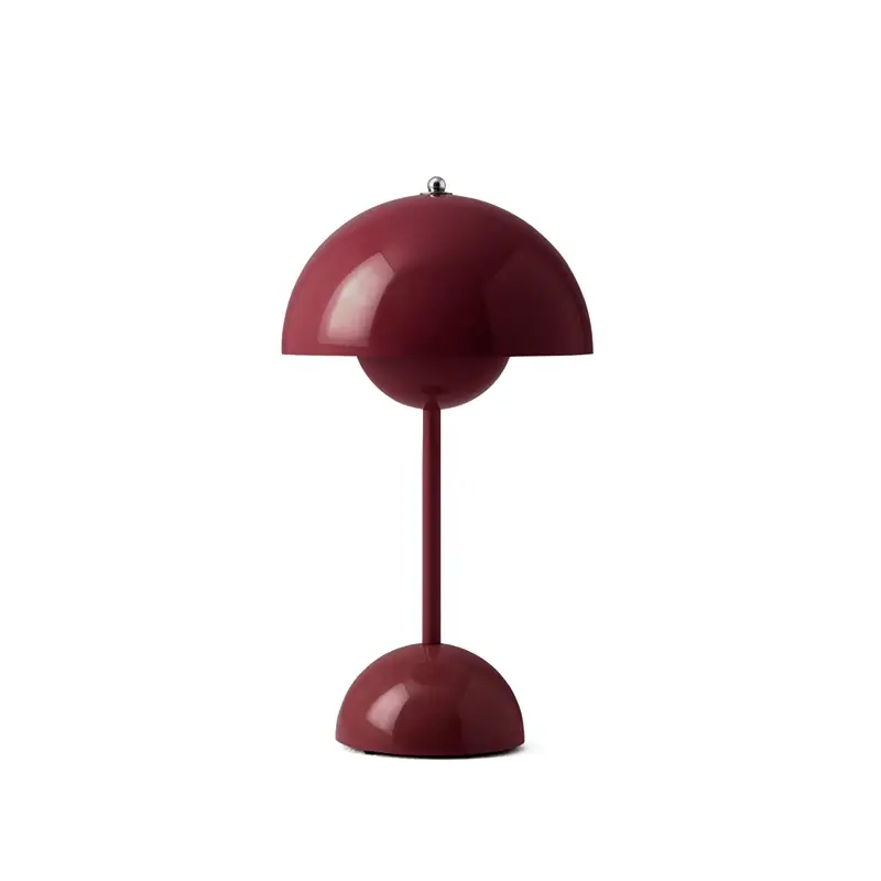 Table Lamp FLOWERPOT VP9 Wireless Dark PlumAND TRADITION Jusqu'à Épuisement Des Stocks