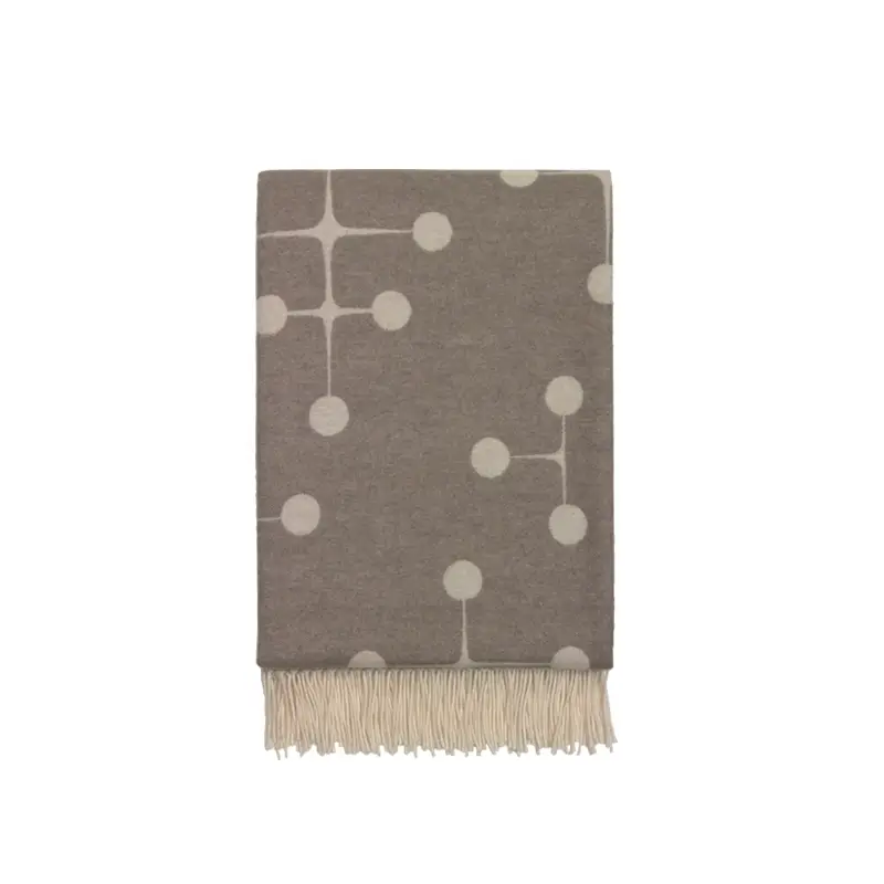 Achat Immédiat Plaid Plaid EAMES WOOL BLANKET TaupeVITRA