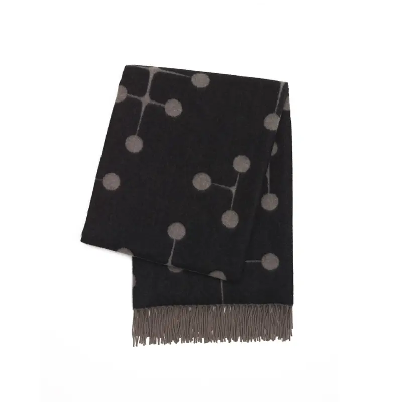 Throw EAMES WOOL BLANKET Throw BlackVITRA Promotion