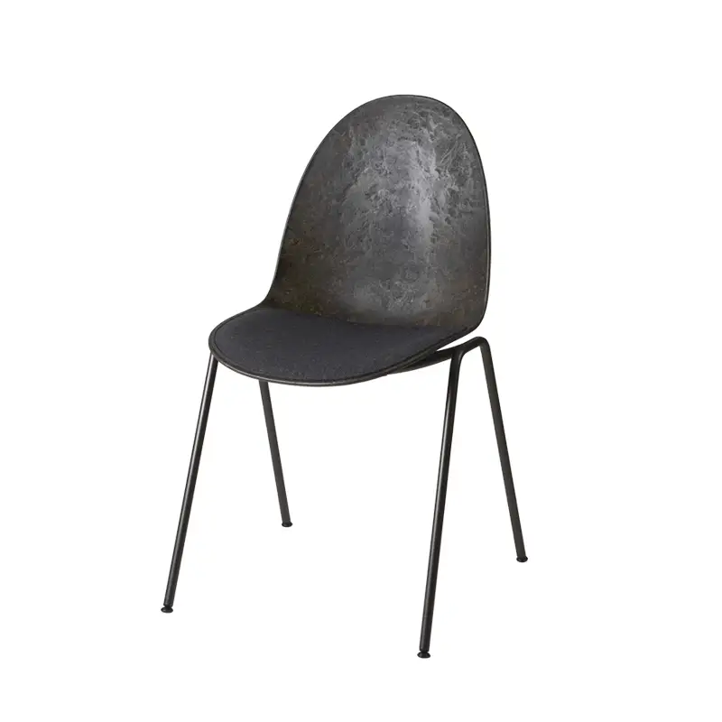 Dining Chair ETERNITY upholstered seat Re-Wool 198MATER Dernier Modèle