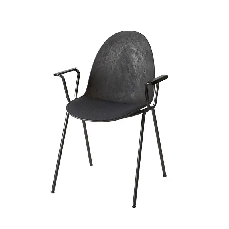 Expédié Aujourd&rsquo;hui Dining Chair ETERNITY with armrests upholstered seat Re-Wool 198MATER