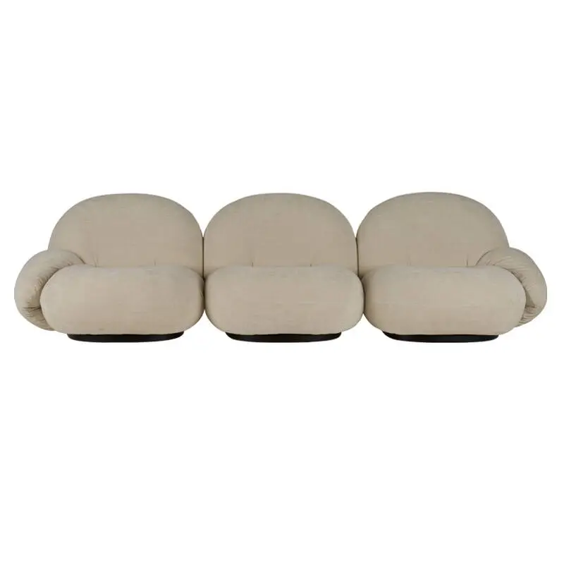 Canapé PACHA 3 places avec accoudoirs Belsuede 007 avorioGUBI Commander Vite