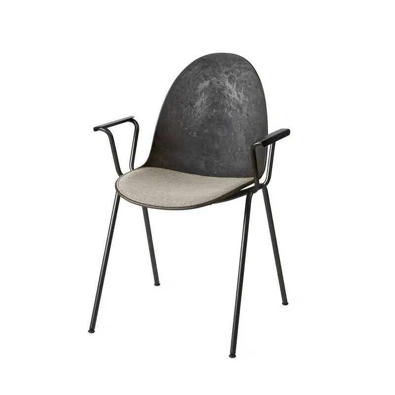 Usine Directe Dining Chair ETERNITY with armrests seat upholstered Re-Wool 218MATER