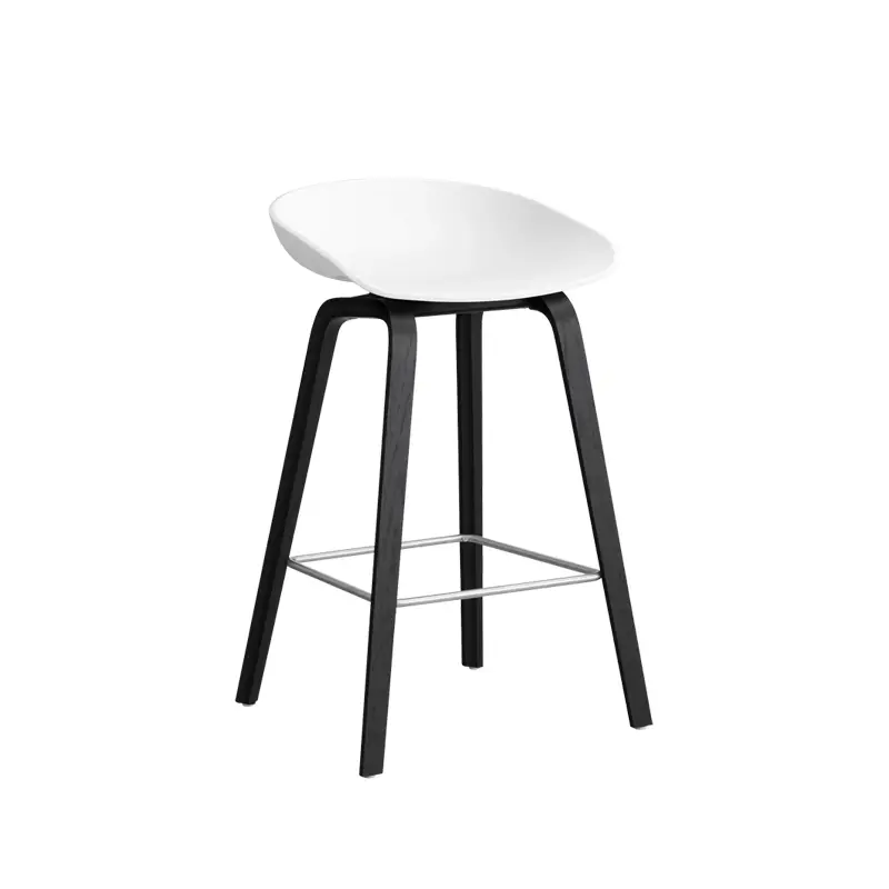 Satisfait Ou Remboursé Tabouret haut ABOUT A STOOL AAS 32 H65 BlancHAY