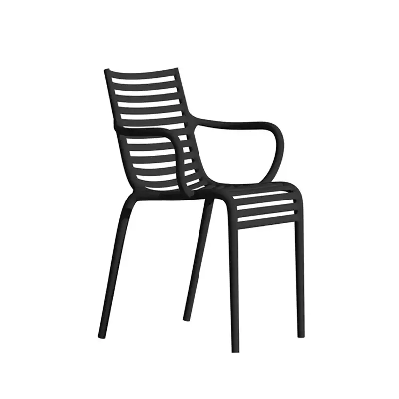 Dining Chair PIP-e GREEN with armrests Dark greyDRIADE Commander Maintenant