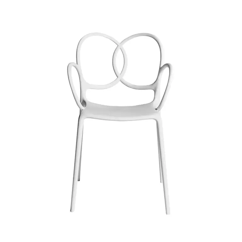 Usine Directe Dining Chair SISSI with armrests WhiteDRIADE