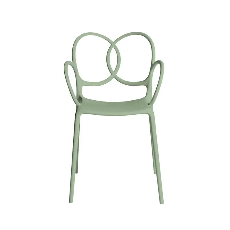 Chaise SISSI avec accoudoirs VertDRIADE Remise
