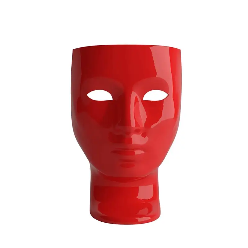 Marque Easy chair NEMO Red lacquerDRIADE