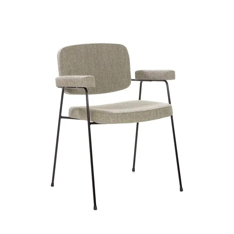 Usine Directe Dining Chair MOULIN with armrests Artifort Selecte 260 Tweed GreyARTIFORT