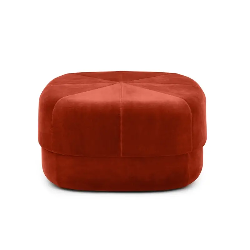 Pouf CIRCUS Large Velours rouilleNORMANN COPENHAGEN Prix Bas