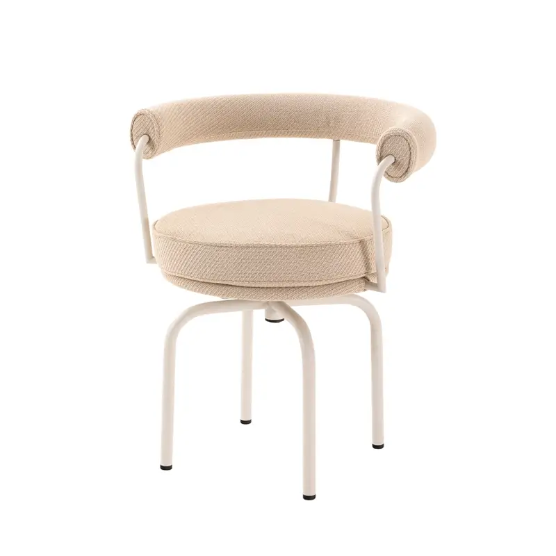 Meilleure Vente Outdoor Chair and Small Lounge Chair LC7 OUTDOOR Swivel Armchair Kemi BiancoCASSINA