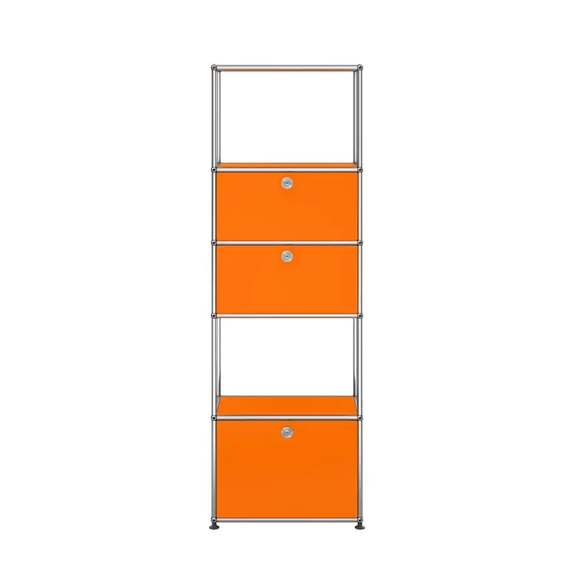 Meuble de rangement USM HALLER M52 Orange purUSM HALLER Commander Vite