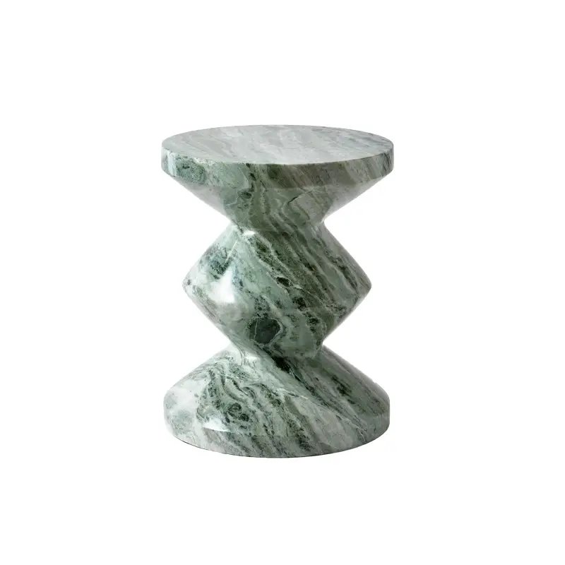 Tabouret ZIG ZAG Marbre Vert foncéPOLSPOTTEN Offre Spéciale