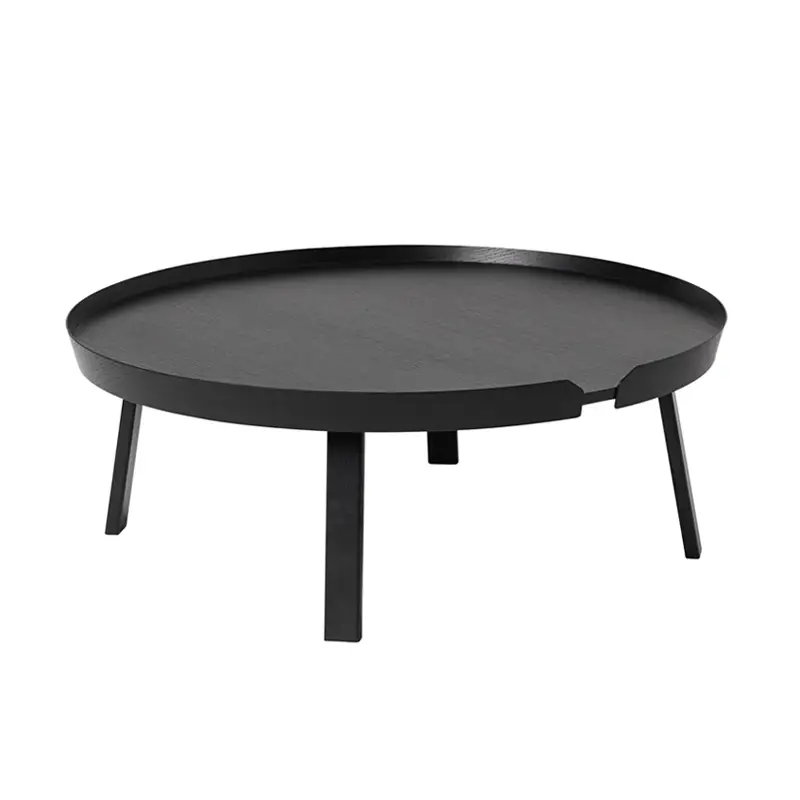 Coffee Table AROUND XL BlackMUUTO Offre Spéciale