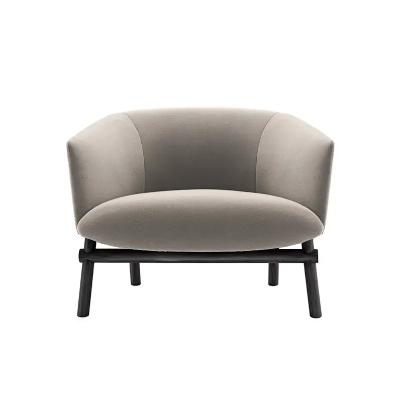Easy chair BOOK Mink grey 518GALLOTTI & RADICE Dernière Chance