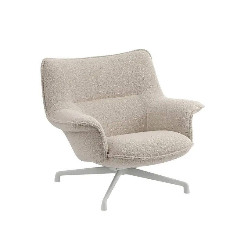 Fauteuil DOZE LOUNGE LOW base pivotante Hearth 7/ grisMUUTO Retour Gratuit