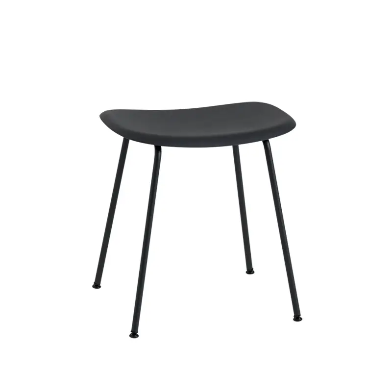 Tabouret FIBER STOOL pieds acier NoirMUUTO Prix Promo